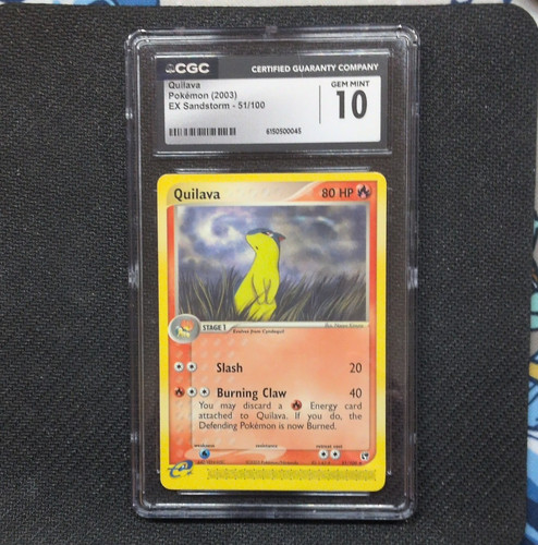 Quilava graded CGC 10 for sale on eBay