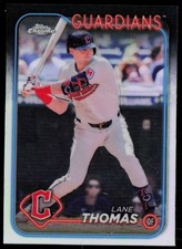 LANE THOMAS 2024 TOPPS CHROME UPDATE REFRACTORS WASHINGTON NATIONALS #USC182
