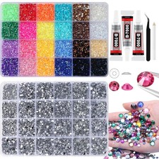Rhinestones for Bedazzling Kit,Bedazzler Kit with Rhinestones,32000PCS Multic...