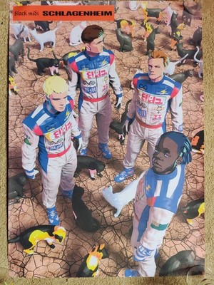 black midi 'Schlagenheim' Super rare official 2-sided RT promo poster 490 x 695m
