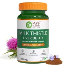 Pure Nutrition Milk Thistle Tablets (60tab) Free Shipping World Wide