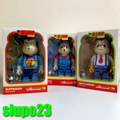 Medicom 400% + 100% Bearbrck ~ Dr Slump ARALE, OBOCCHAMAN