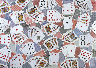 PLAYING CARDS gift-wrap - 2 sheets of 70x50cm quality, eco-friendly ...