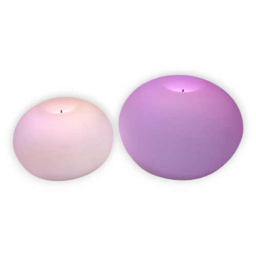 QVC LED Kerzen Groß Rund Farbwechsel Batteriebetrieben AA C Batterie 2 Größen - Bild 1 von 8