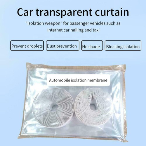 Uber Divider Protective Sneeze Guard Shield Film Isolation Partition - Bild 10 von 11