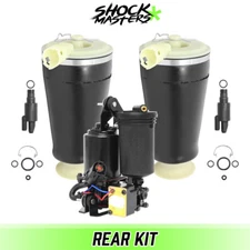 Rear Air Springs Solenoids with Air Compressor for 2003-2011 Lincoln Town Car