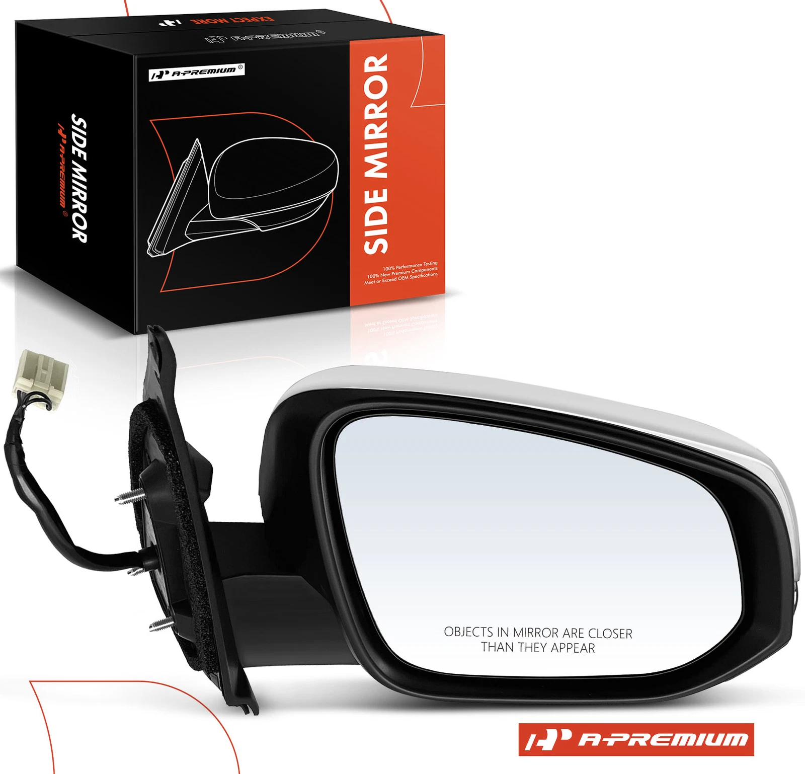 A-Premium Passenger Power Mirror w/ Power Fold Signal for Toyota Tacoma 16-23