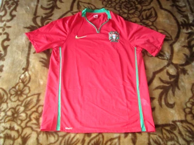 Maillot shirt jersey maglia ancien PORTUGAL 2008-2010 NIKE - Photo 1/4