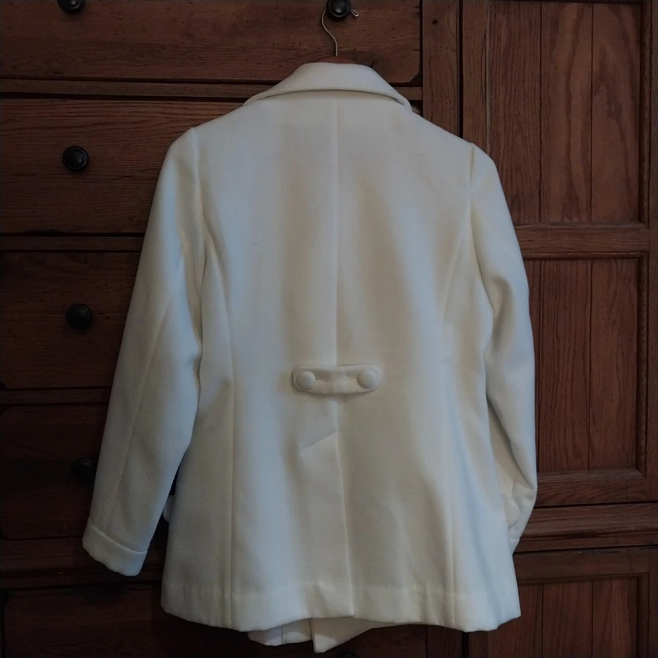 Abrigo Chico's Suave Polar Marfil Guisante Talla 0 Foto 2 de 4