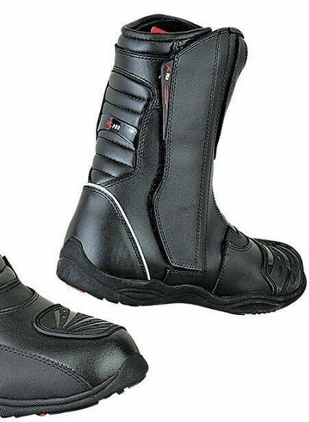 Stivali Stivaletti Moto Impermeabile Pelle Touring Turismo Strada Sport Scooter - Immagine 3 di 3