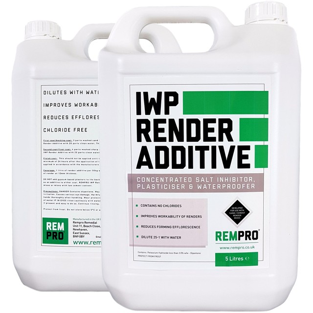Rempro 5ltr Render Additive Mix for DPC Damp Proofing Sand Cement