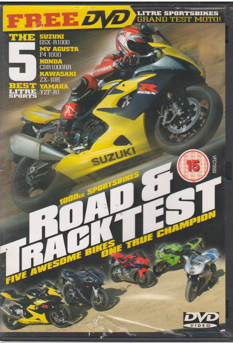 【C】DVD SUPERBIKE 1000CC ROAD AND TRACK TEST (DVD, Slimline Box