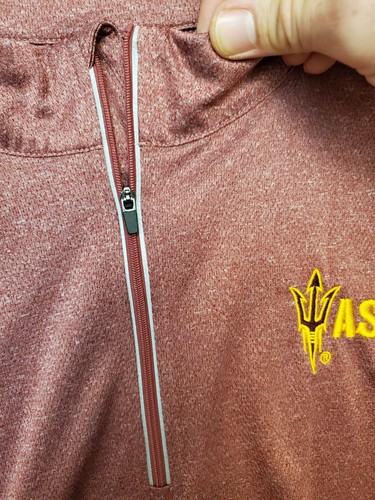 Arizona State Sun Devils - Crable - NCAA- 1/4 Zip Men's Longsleeve- Size XL - Picture 7 of 8