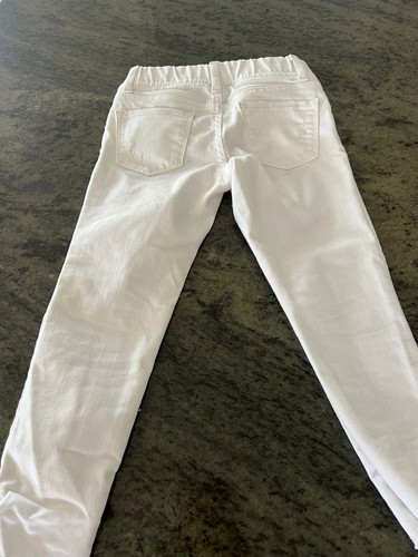 Jeans skinny alla caviglia Gap Ragazze Bianchi Distrusi Elasticizzati Ragazze 6 - Foto 4 di 4