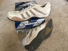 Urbantrack Tao Mens 11.5 Sneakers Sketchers NIB Bone (Cream Beige Tan) EUR 45.5