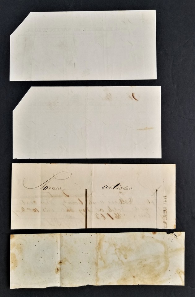 LOT 1860s antique FRAKTUR york pa WITMER FAMILY EPHEMERA handwritten