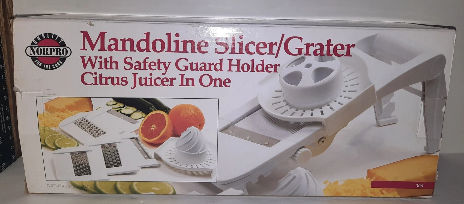 7 In 1 Mandolin Slicer/Grater New Complete With Box