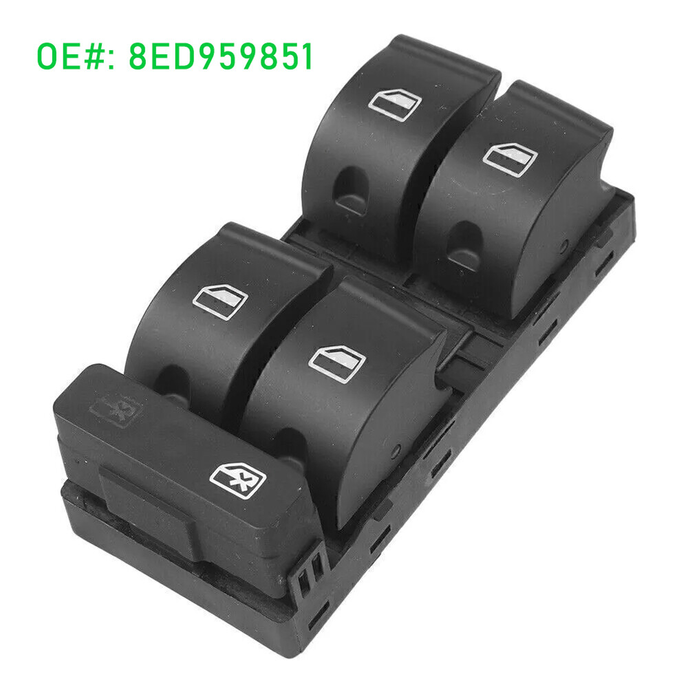 5-Button Electric Master Window Switch for Audi A4 B6 B7 Driver Side