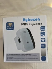 Rybozen WF003-US-A WiFi Extender Repeater 2.4GHz Network Integrated Antennas LAN