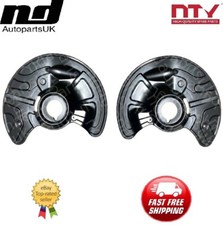 2x Front L+R Brake Disc Dust Cover Plate Shield For Mercedes E-Class W211 CLS SL
