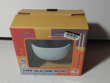 Avanchy Silicone La Petite Mini Silicone Bowl Grey- Silicone Baby Dishes -