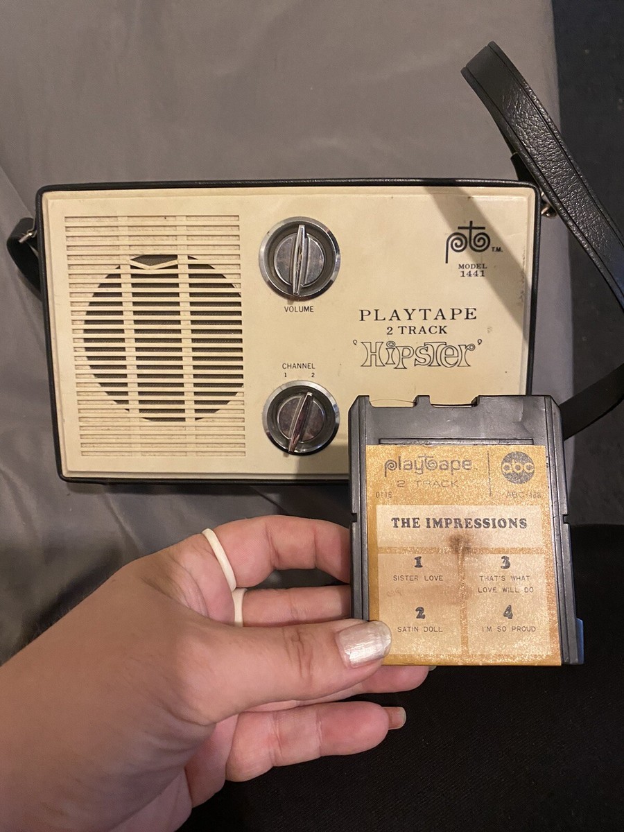 Vintage Playtape 2 pistes hipster, Playtape 2 pistes modèle