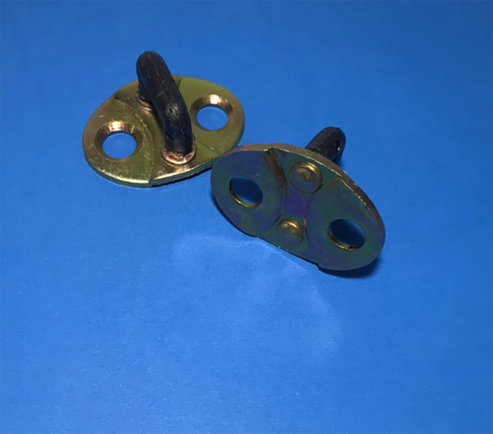 2x Placa Cerradura Puerta Cierre Golker Pestillo Se Adapta a Mitsubishi Eclipse Colt Truck Lancer L200 Foto 2 de 3