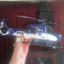 Tonka Swat Rescue Toy Helicopter Lights Sound Hasbro 2011 14" Great Condition
