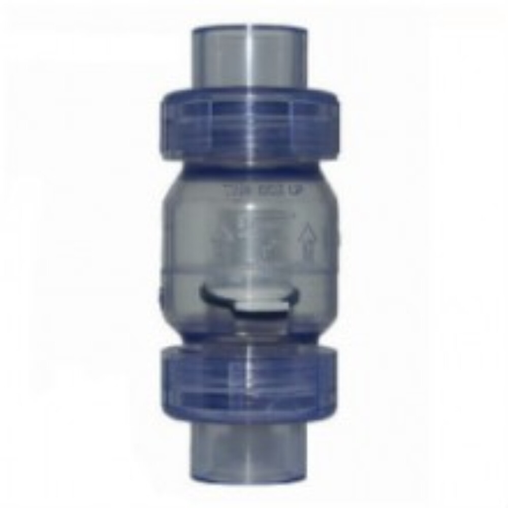 Zoeller 300224, Clear PVC Full Flow Swing Check Valve, 11/4" eBay