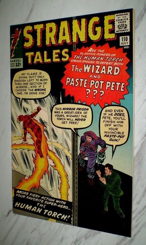 Strange Tales #110 NM 9.4 OW 1963 Marvel 1st Doctor Strange #kellyssuperheroes