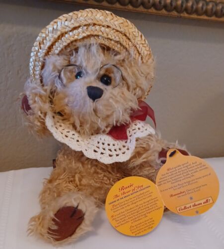 1997 ROSIE BRASS BUTTON COLLECTIBLES PICKFORD Boyds Bears TAG 13" JOINTED RP - Picture 1 of 5