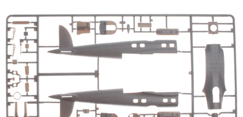 Roden 005 - Heinkel He - 111 B 1918 - Maßstab 1/72 Modellbausatz 314mm - Bild 8 von 12
