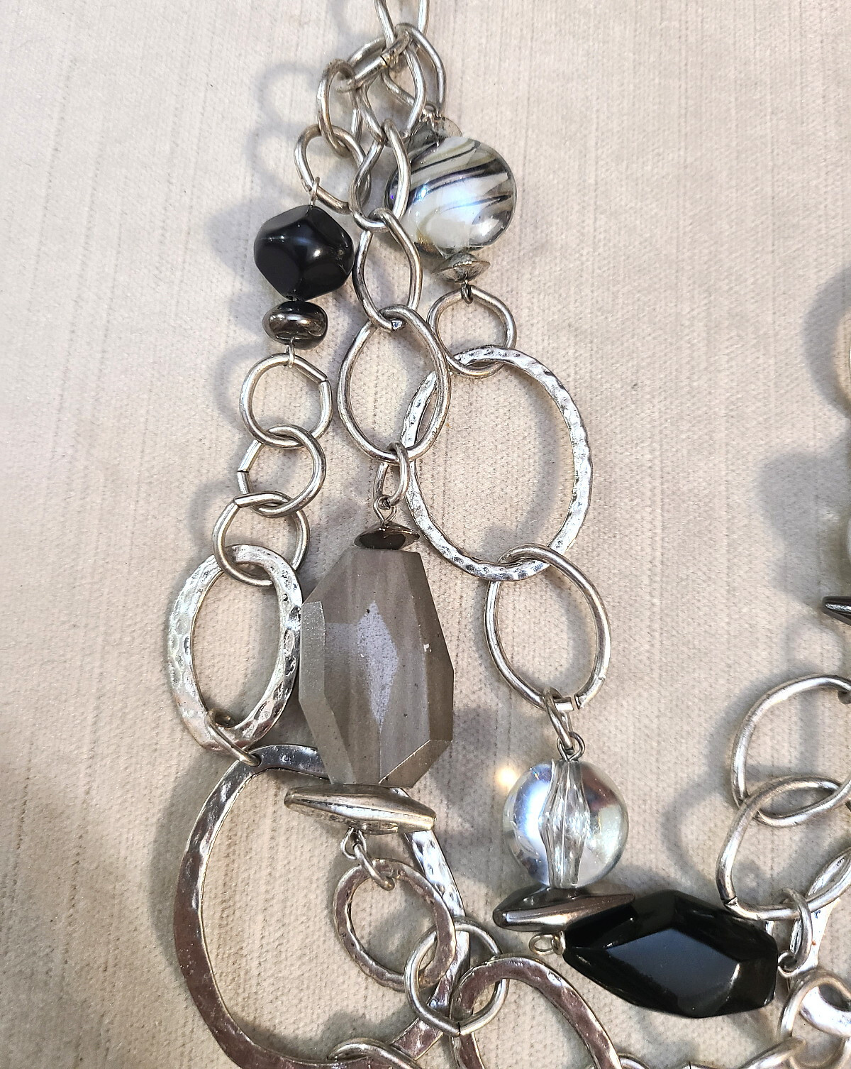 Ruby Rd. Silver-Tone Large-Link Chain Necklace Bl… - image 6