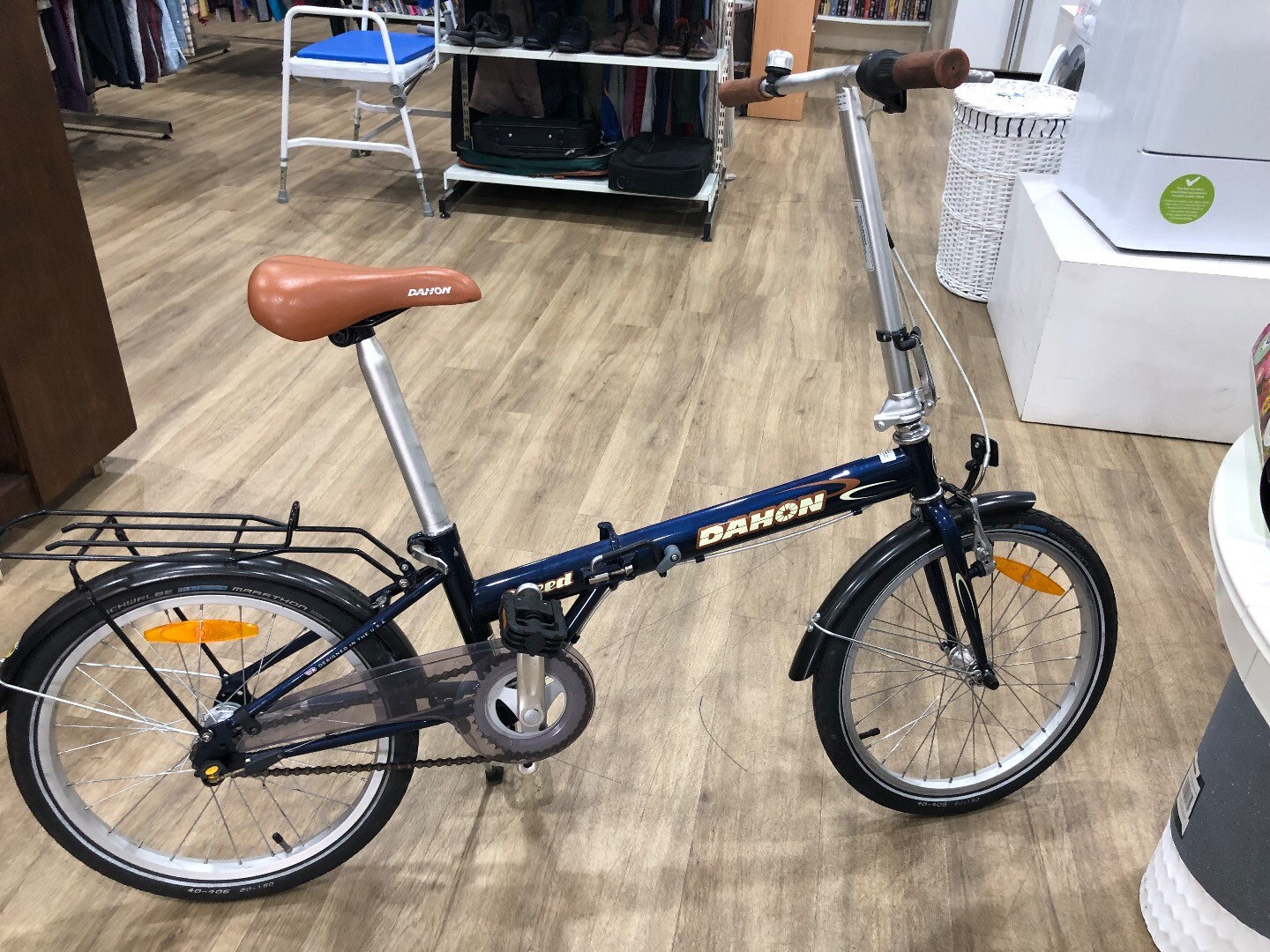 Dahon 4130 Speed Folding Bicycle Black Colour & Carry Bag Collect LN2