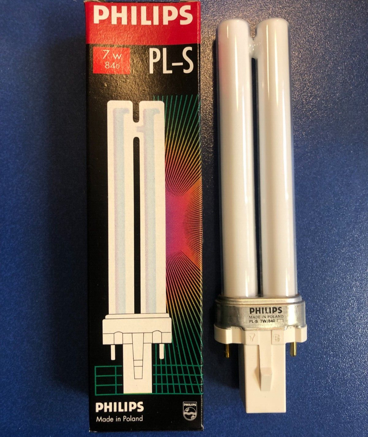 Philips PL-S 7W/840 G23 600 Lumen Compact Fluorescent Lamp