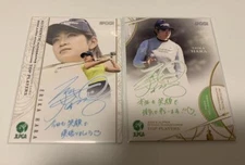 Erika Hara 2022 2023 EPOCH ONE Women Pro-Golf Card Autox2 -Very Good from Japan