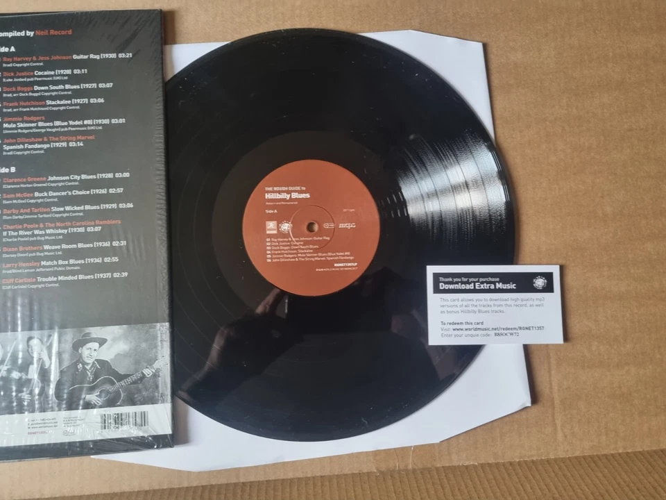 The Rough Guide To Hillbilly Blues (Reborn And Remastered) LP 2017 WMN EX/EX Foto 3 de 4