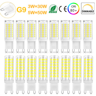 G9 LED Birne 3W 5W Glühbirne Mais Birne Sparlampe Leuchtmittel Dimmbar Superhell