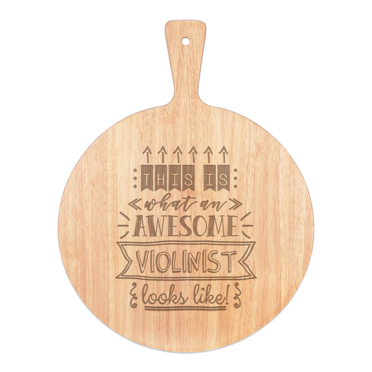 This Is What An Awesome Violinist Looks Like Pizza Board Paddle Wooden Best