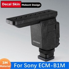 Pellicola decalcomania per microfono fucile digitale Sony ECM-B1M pellicola vinile adesiva