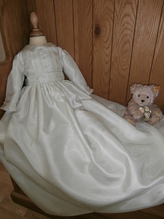 Vestido de bautizo para niños - Traje de mameluco para bebé - Vestido de bautizo - Hecho a mano a pedido Reino Unido