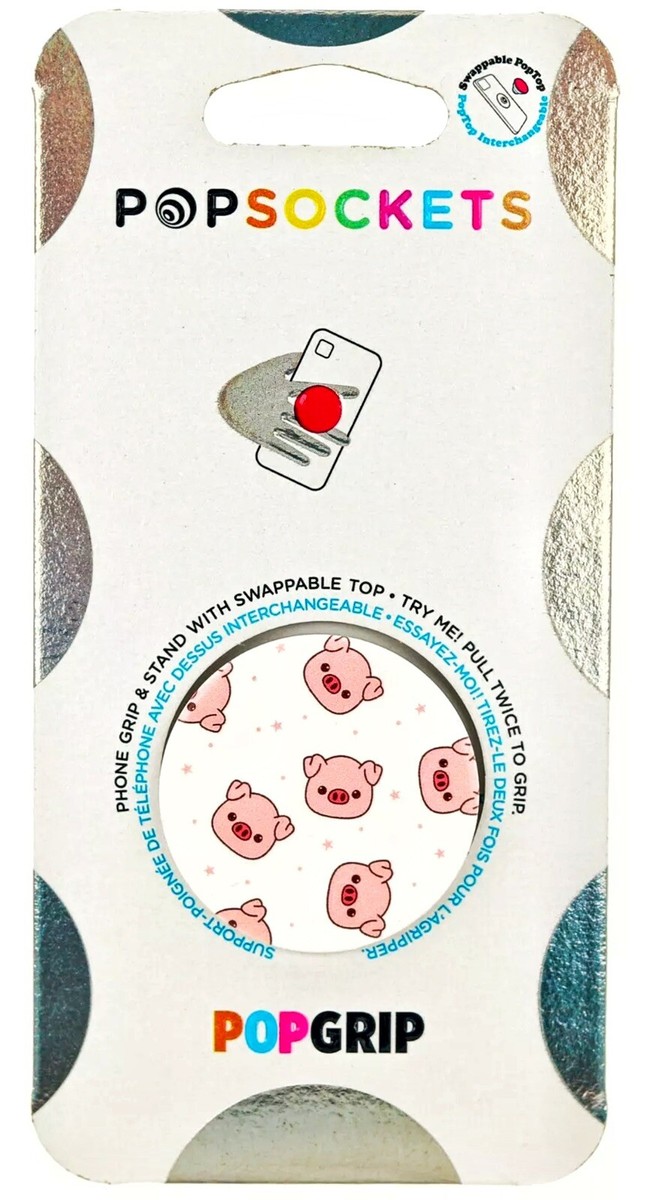 PopSockets Cute Piglet Piggy Pattern Pig Grip PopSocket Pop Socket PopGrip