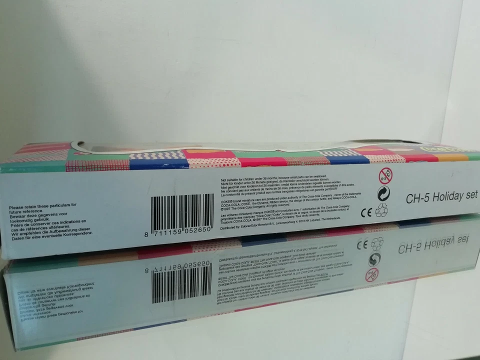 Edocar Coca Cola Coca Cola Edocar CH-5 Holiday Set Rosso Rimorchio Auto Jeep ... - Immagine 2 di 4