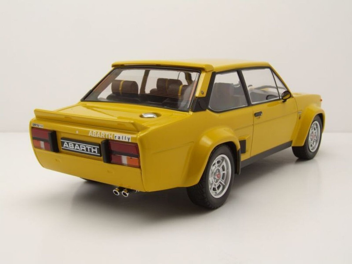 Fiat 131 Abarth Rally Night Version Yellow 1980 Ixo 18CmC128