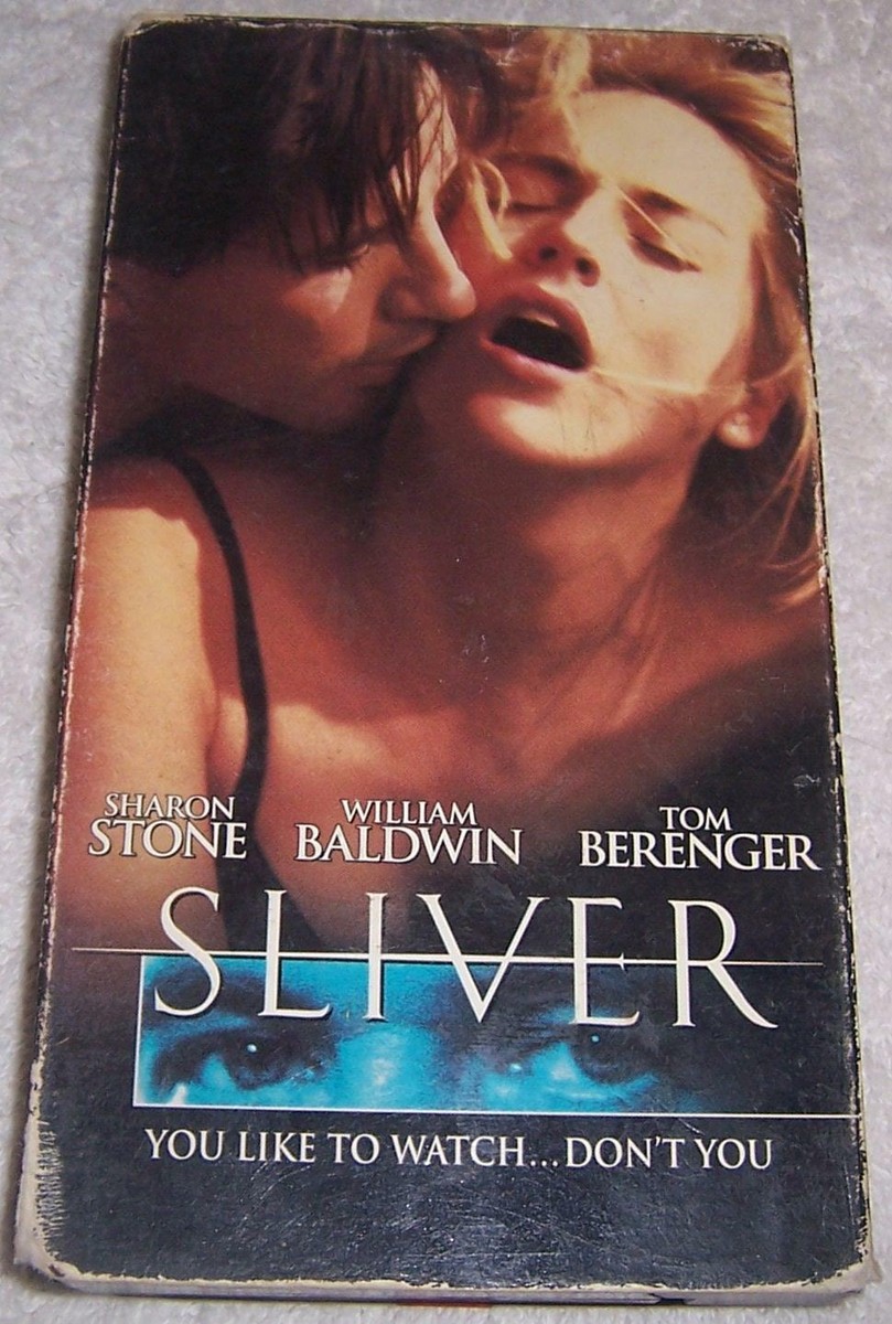 Sliver VHS Video Sharon Stone William Baldwin Tom Berenger