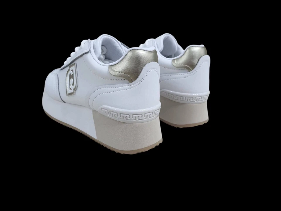 Sneakers Mujer Blanco Liu Jo En Piel Ba5071Px179 Primavera Verano 2025 - Imagen 3 de 4