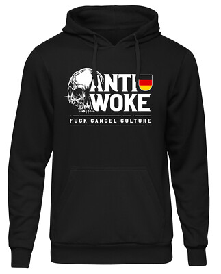 Anti Woke Kapuzenpullover Anti Gendern Hoodie Cancel Culture Konservative | M1