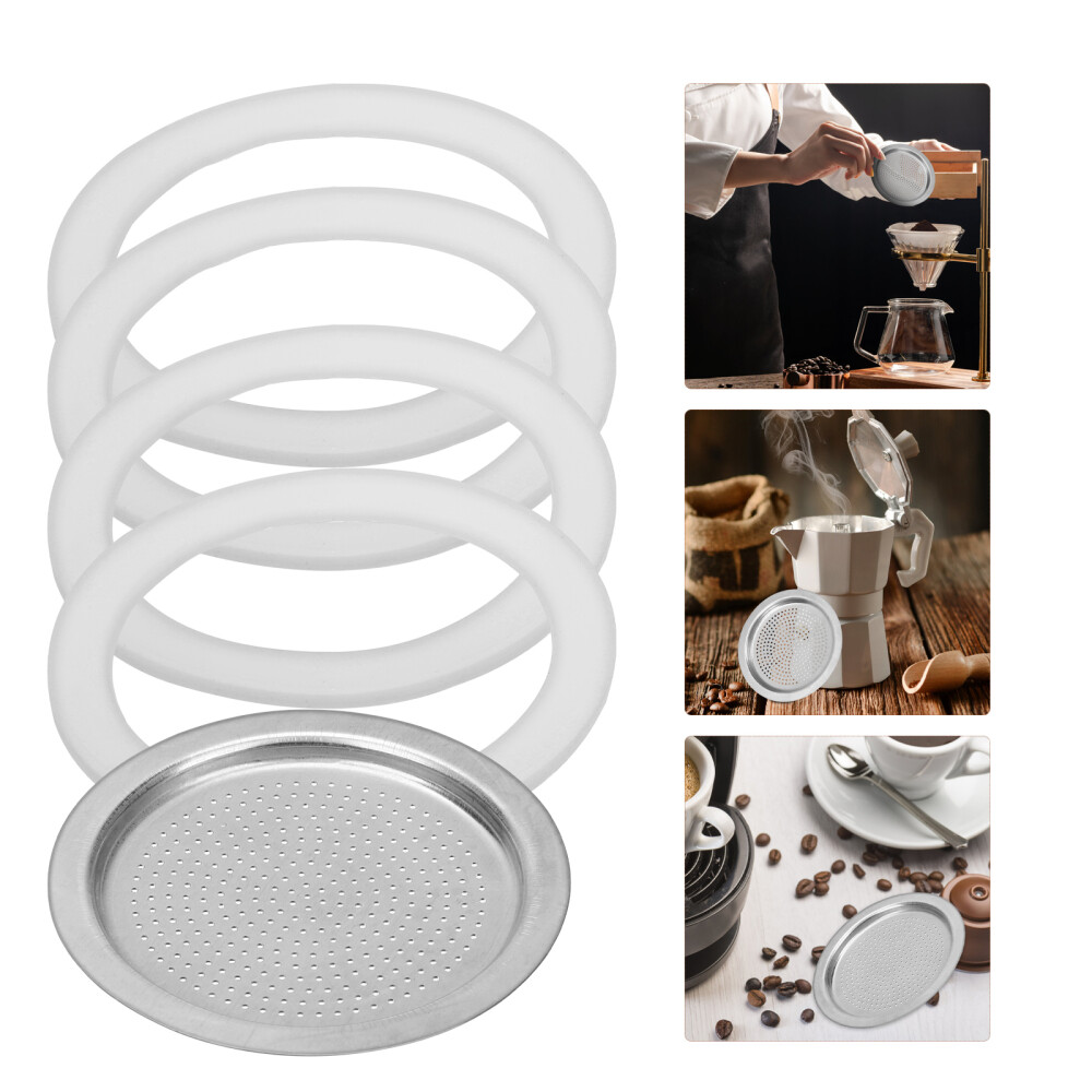 Coffee Pot Replacement Parts Gasket Seals Espresso Maker Sealing Rings