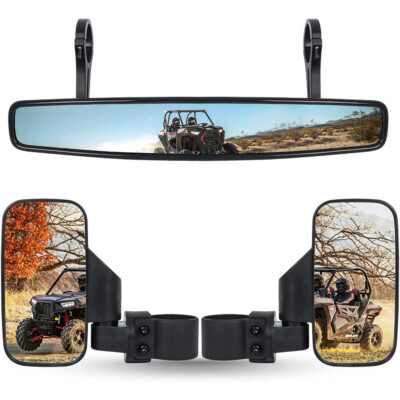 Upgraded UTV Side Rear View Mirrors For Polaris Ranger 570 XP 900 1000 /General - Foto 3