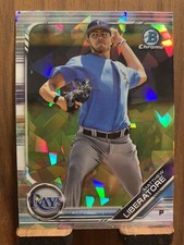 MATTHEW LIBERTORE 2019 BOWMAN CHROME DRAFT #BDC-127 CRACKED ICE REFRACTOR 
